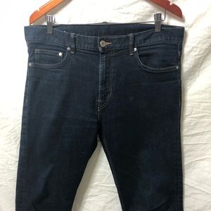 Men’s Denim (dark blue) Slim fit Jeans from H&M.